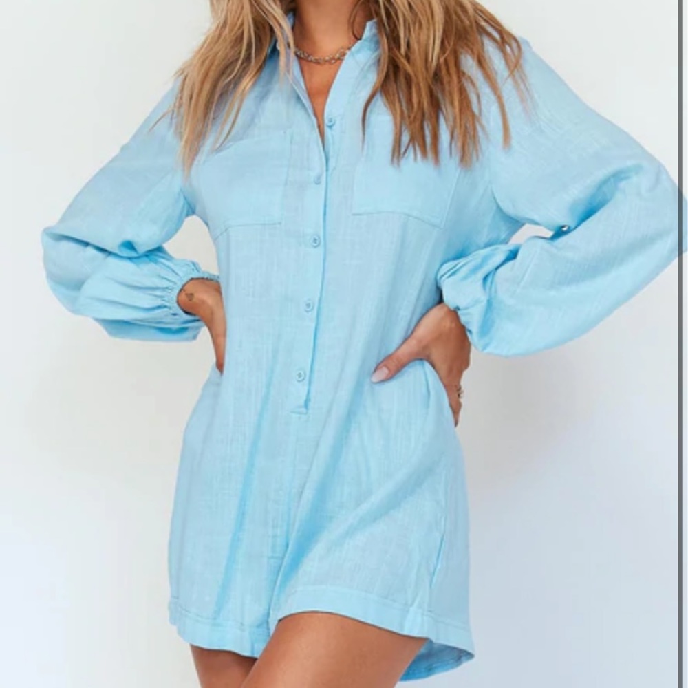 COPY - Blue Romper